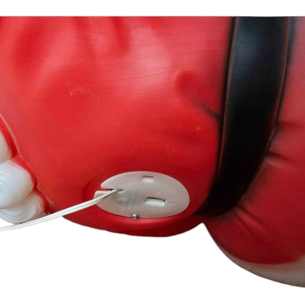 Vintage Red Waving Santa‎ Claus Christmas Blow Mold 40" GENERAL FOAM USA Works! - Picture 4 of 4